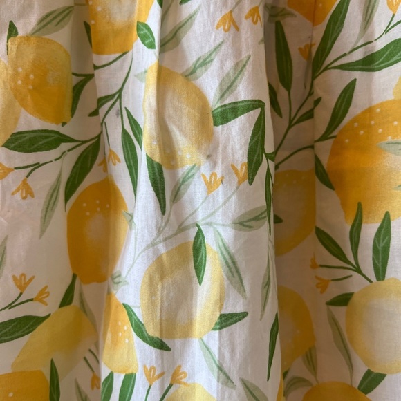 final price Cynthia Rowley Girls Size 7 Lemon Ruffle Sundress - Picture 2 of 9